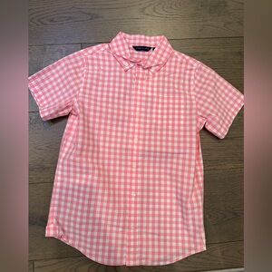 Janie and Jack Pink Gingham Shirt